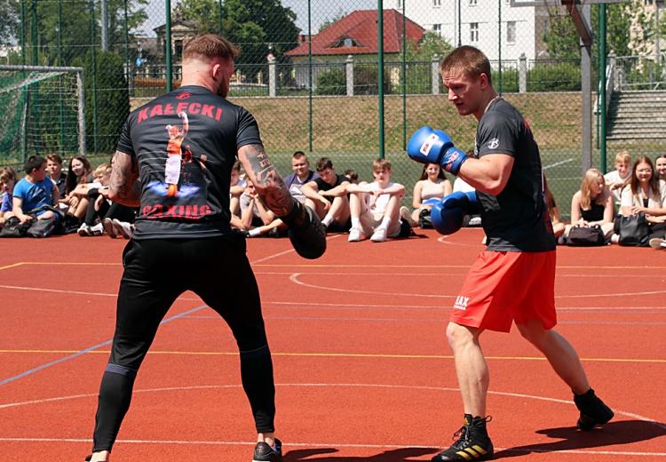 Spotkanie z medalistą Mistrzostw Polski w boksie olimpijskim