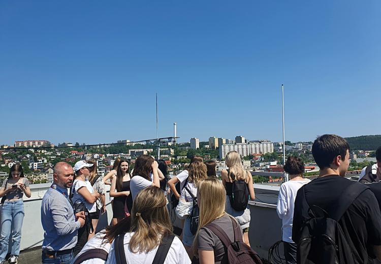 Na warsztatach w Bałtyckim Terminalu Kontenerowym w Gdyni