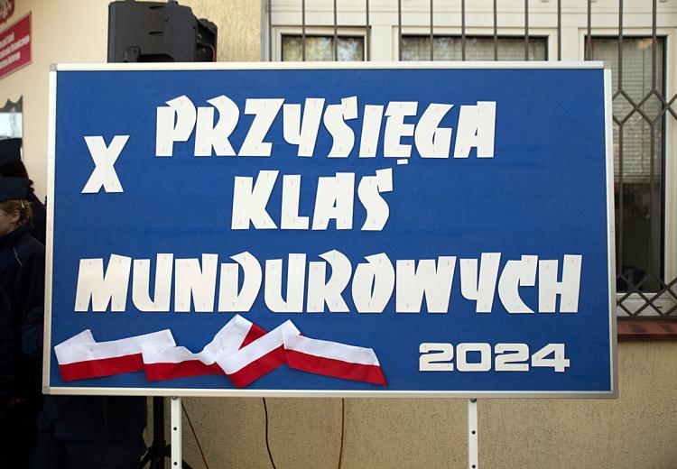 X przysięga klas mundurowych